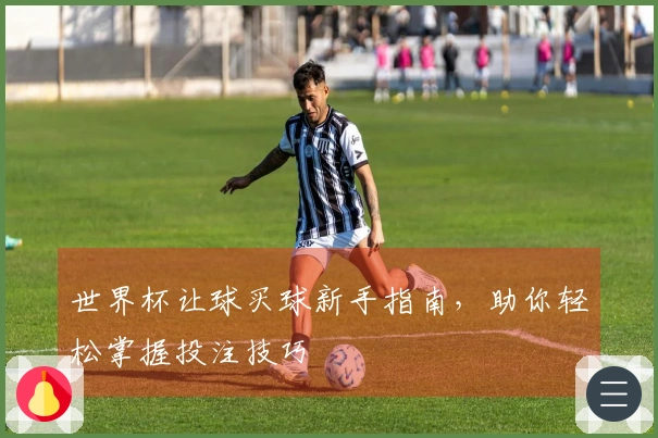 世界杯让球买球新手指南，助你轻松掌握投注技巧