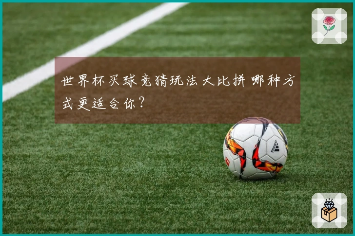 世界杯买球竞猜玩法大比拼 哪种方式更适合你？